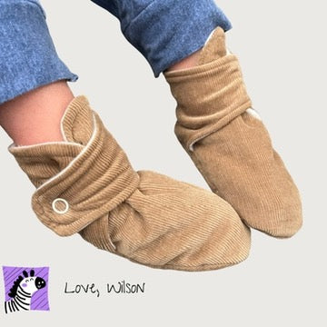 Tan Corduroy Booties - Size A-H