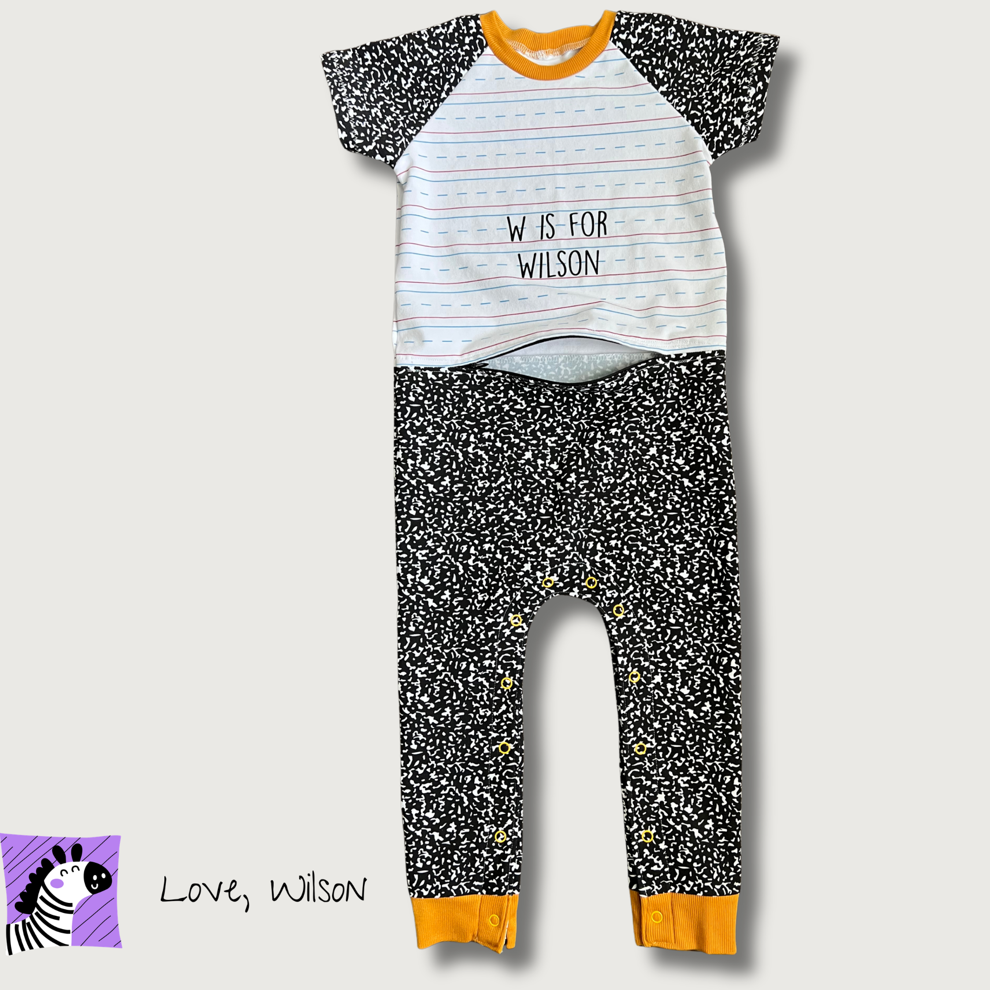 Adaptive Back To School Girls Romper