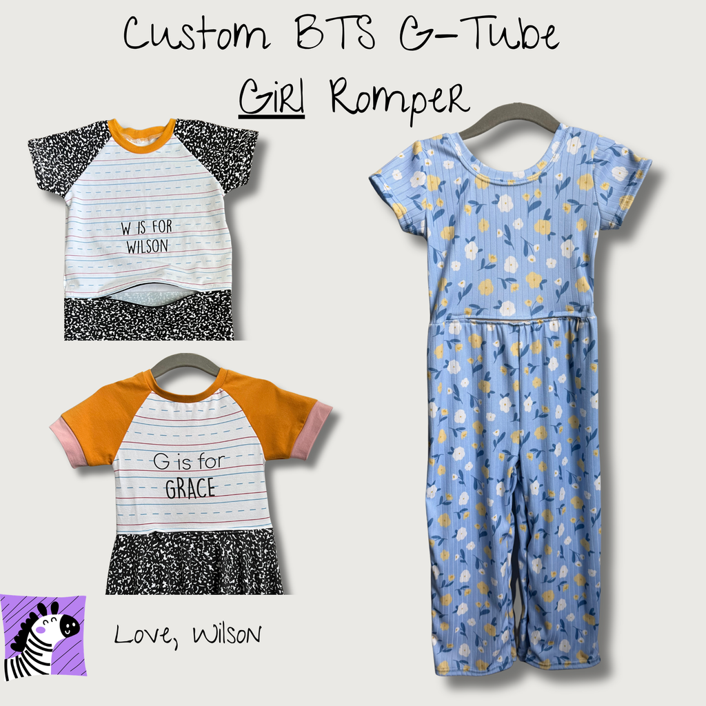 Adaptive Back To School Girls Romper