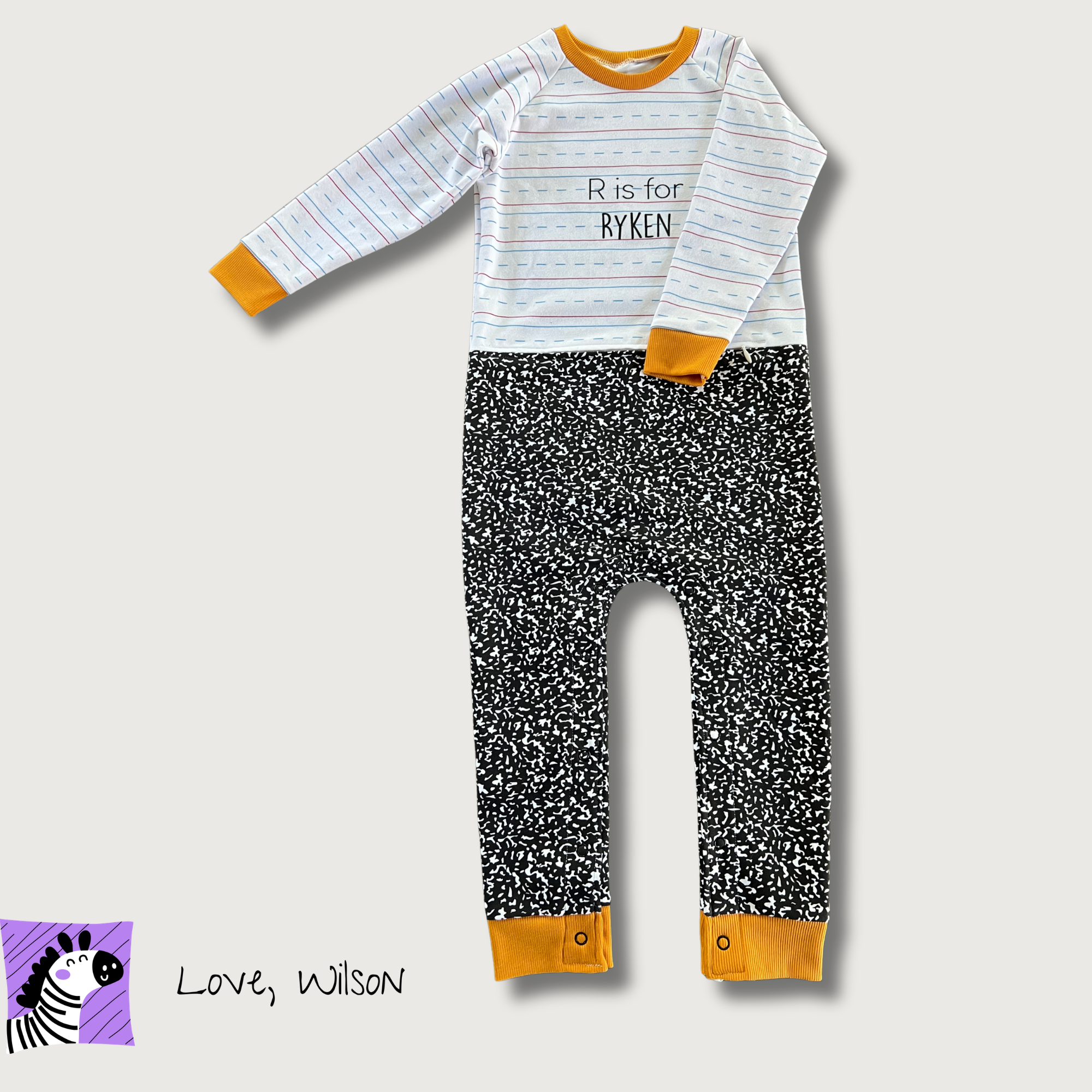 Adaptive Back to School Romper by Love Wilson