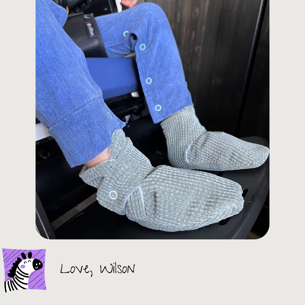 Basketball Flannel Booties - Size A-H