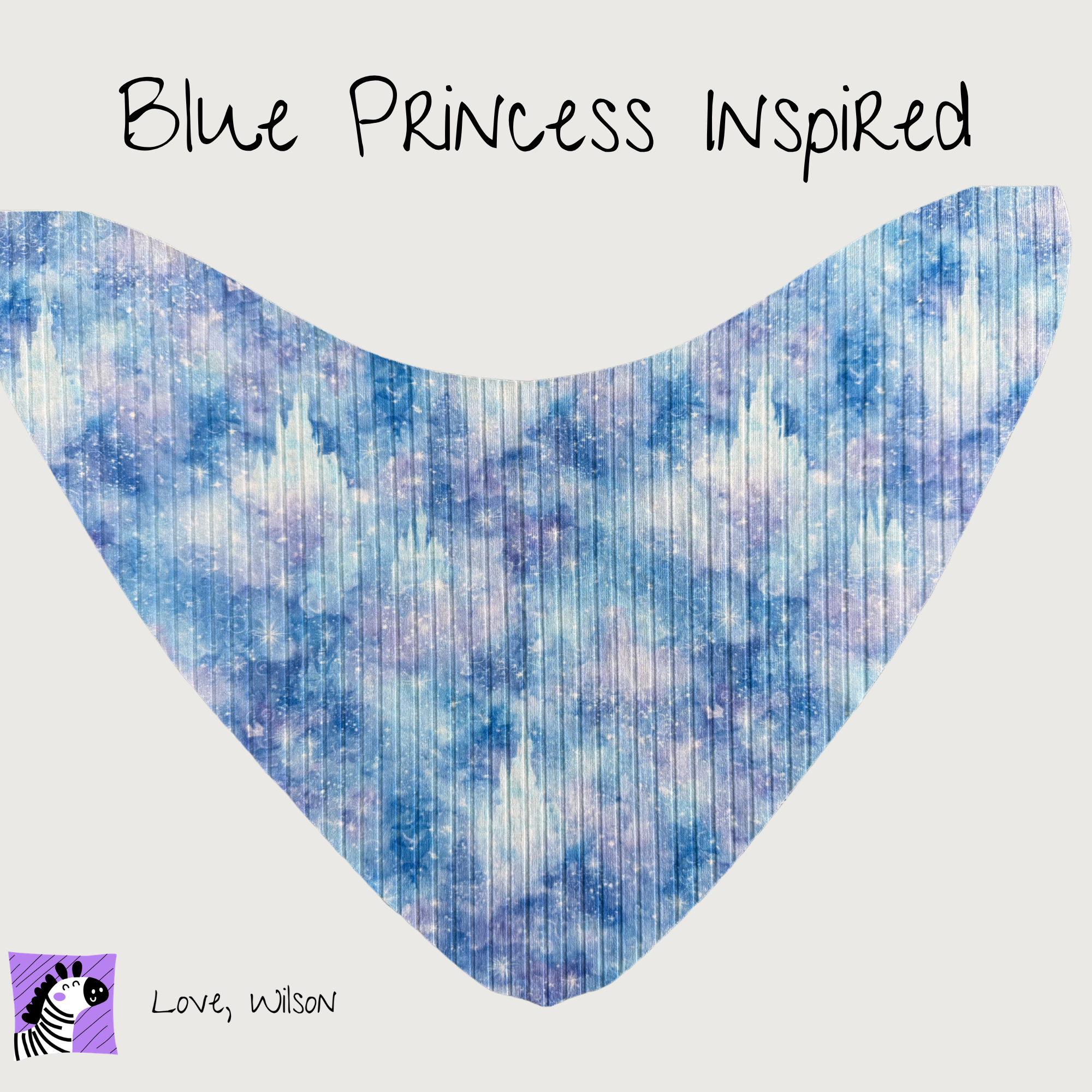 Girls Bibs | Child Size Medium (with super absorbent backing)