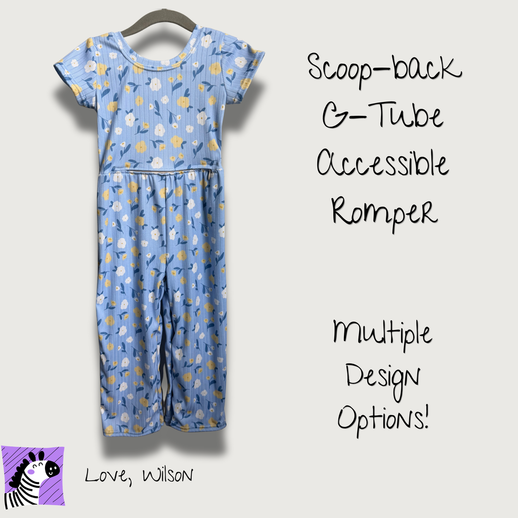 Girls Romper (Multiple Fabric Choices)