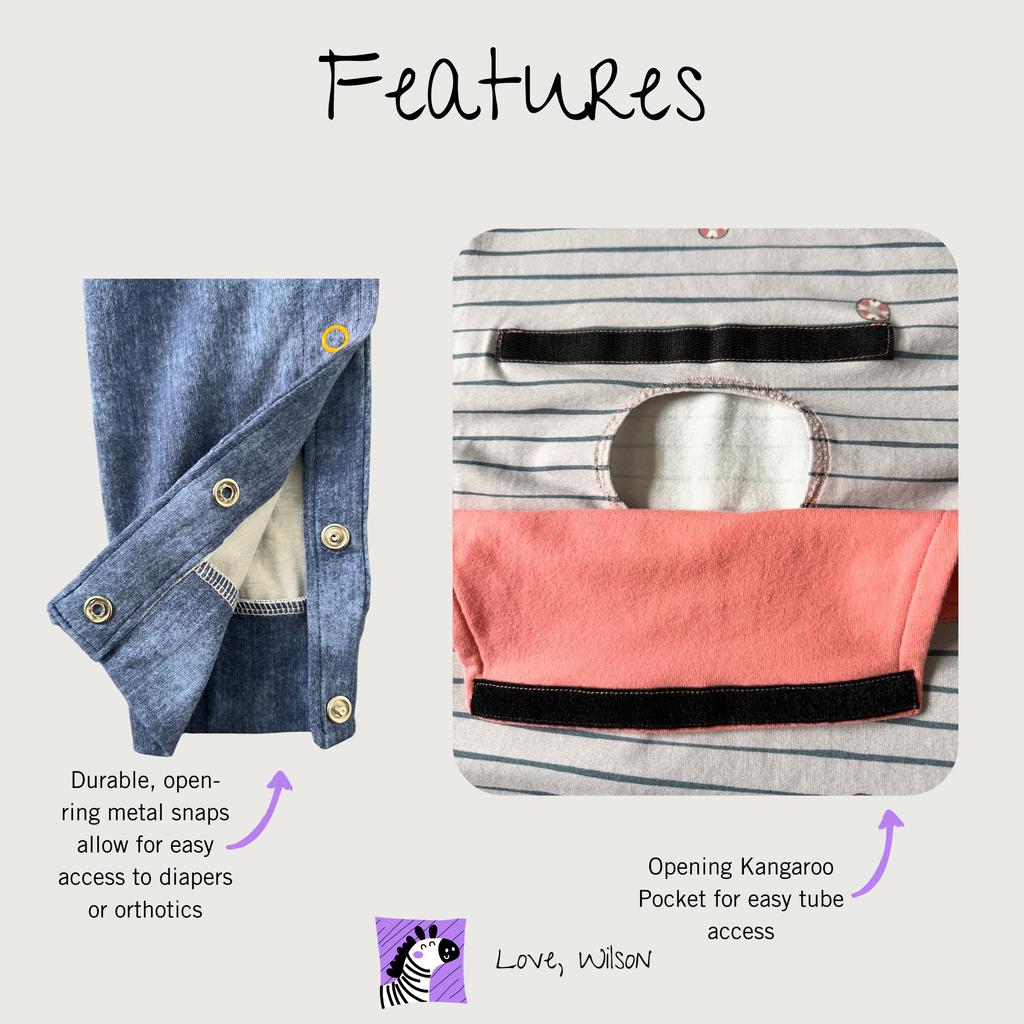Kangaroo Pocket Romper (NB-18Mos) (Multiple Designs)