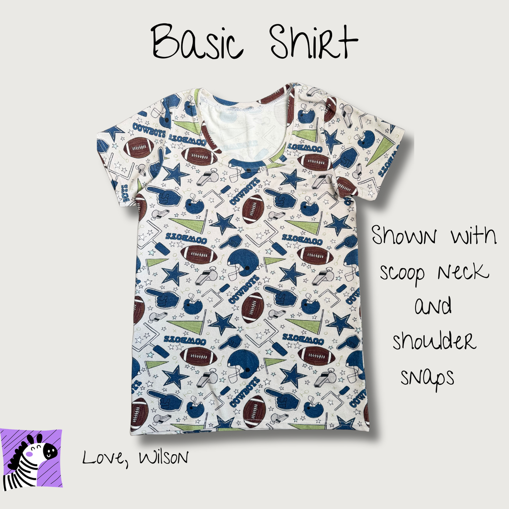 Basic Shirt (Adaptive Options available)