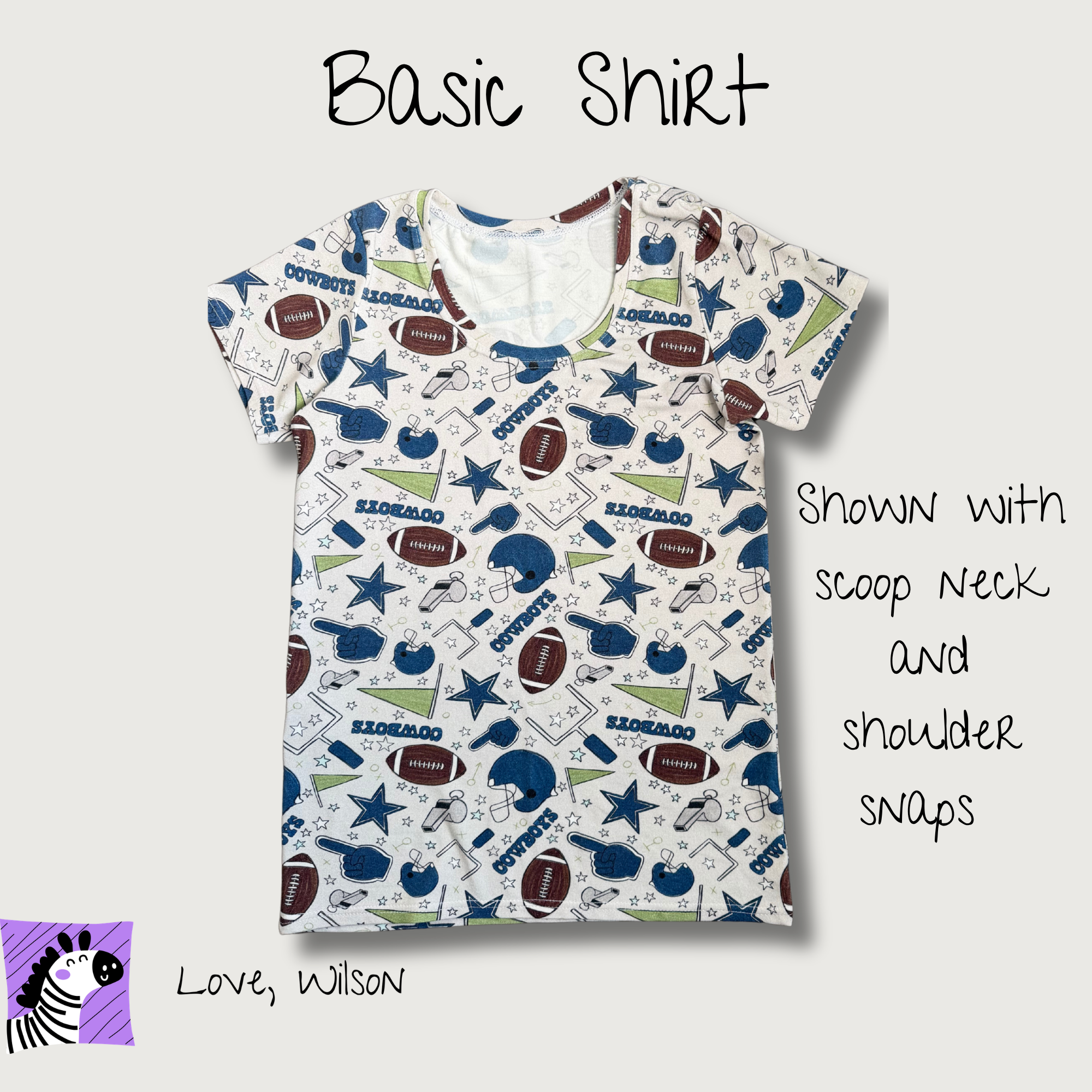 Basic Shirt (Adaptive Options available)