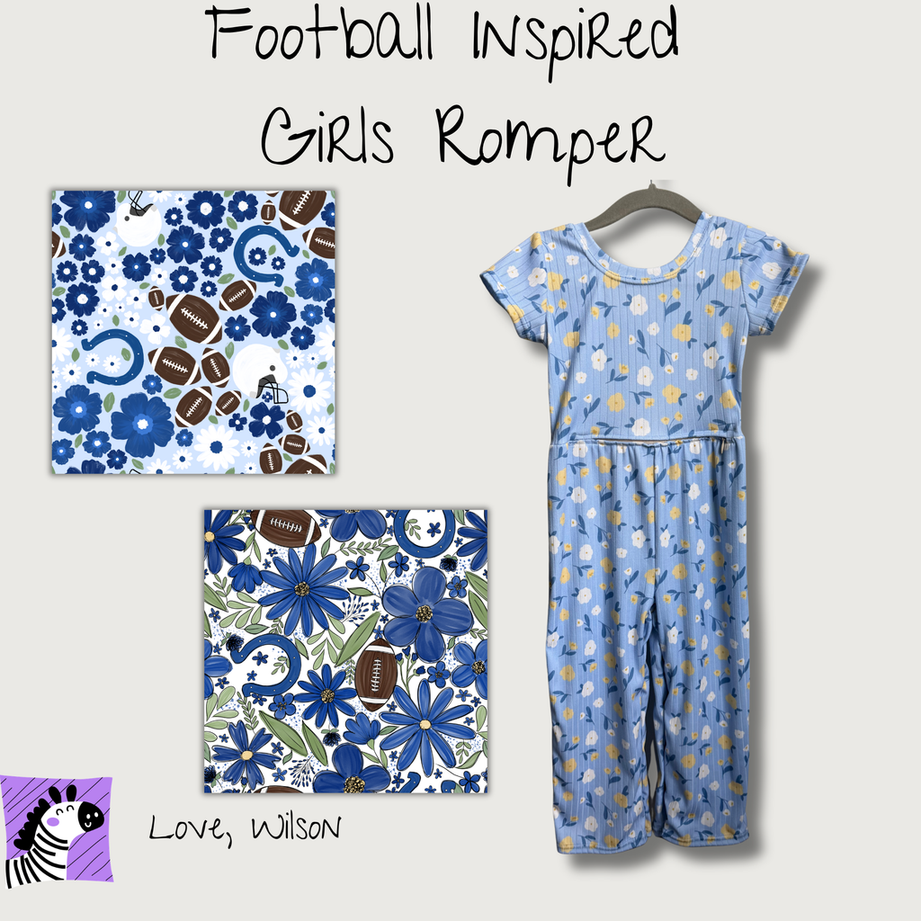 Game Day Girls Romper