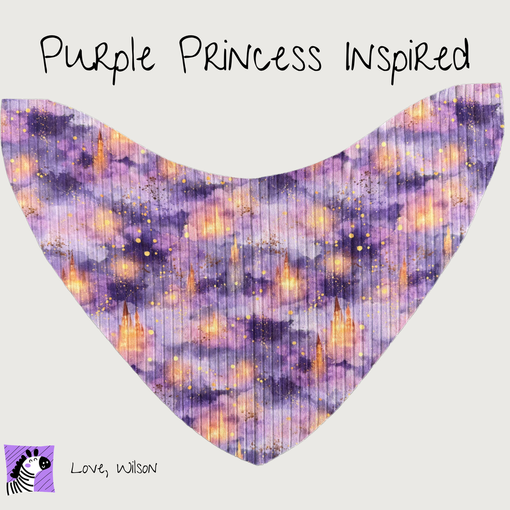 Girls Bibs | Child Size Medium (with super absorbent backing)