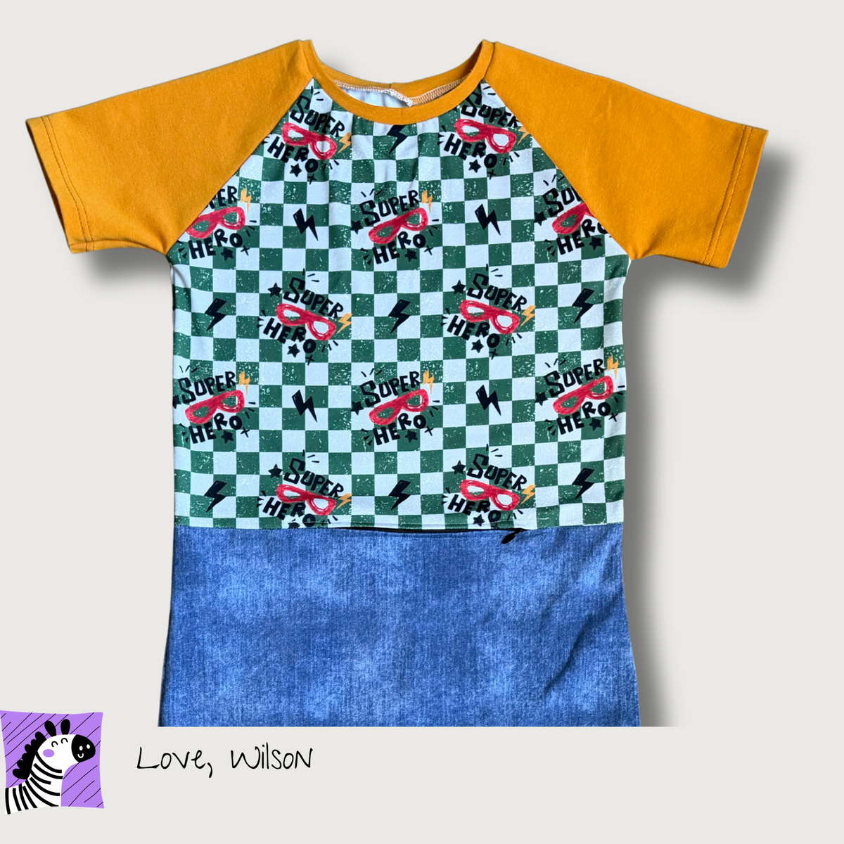 ロンパース・カバーオール yay for you The Andy-Faux quilt 2T