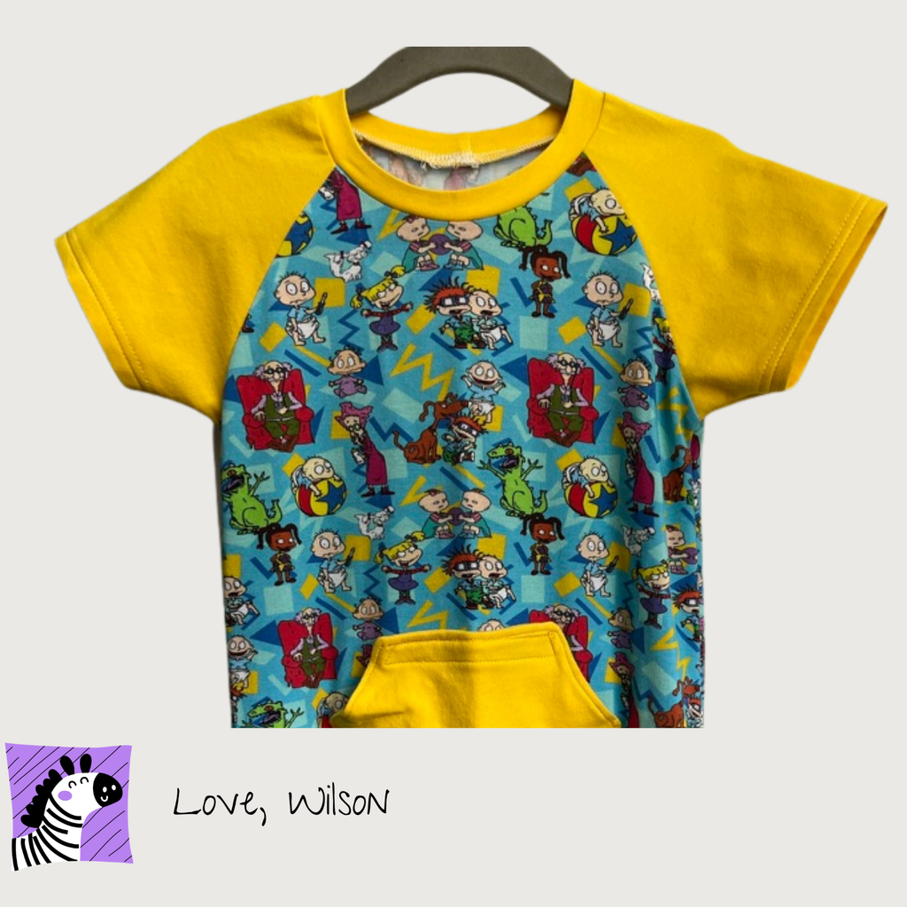 Kangaroo Pocket Romper (NB-18Mos) (Multiple Designs)
