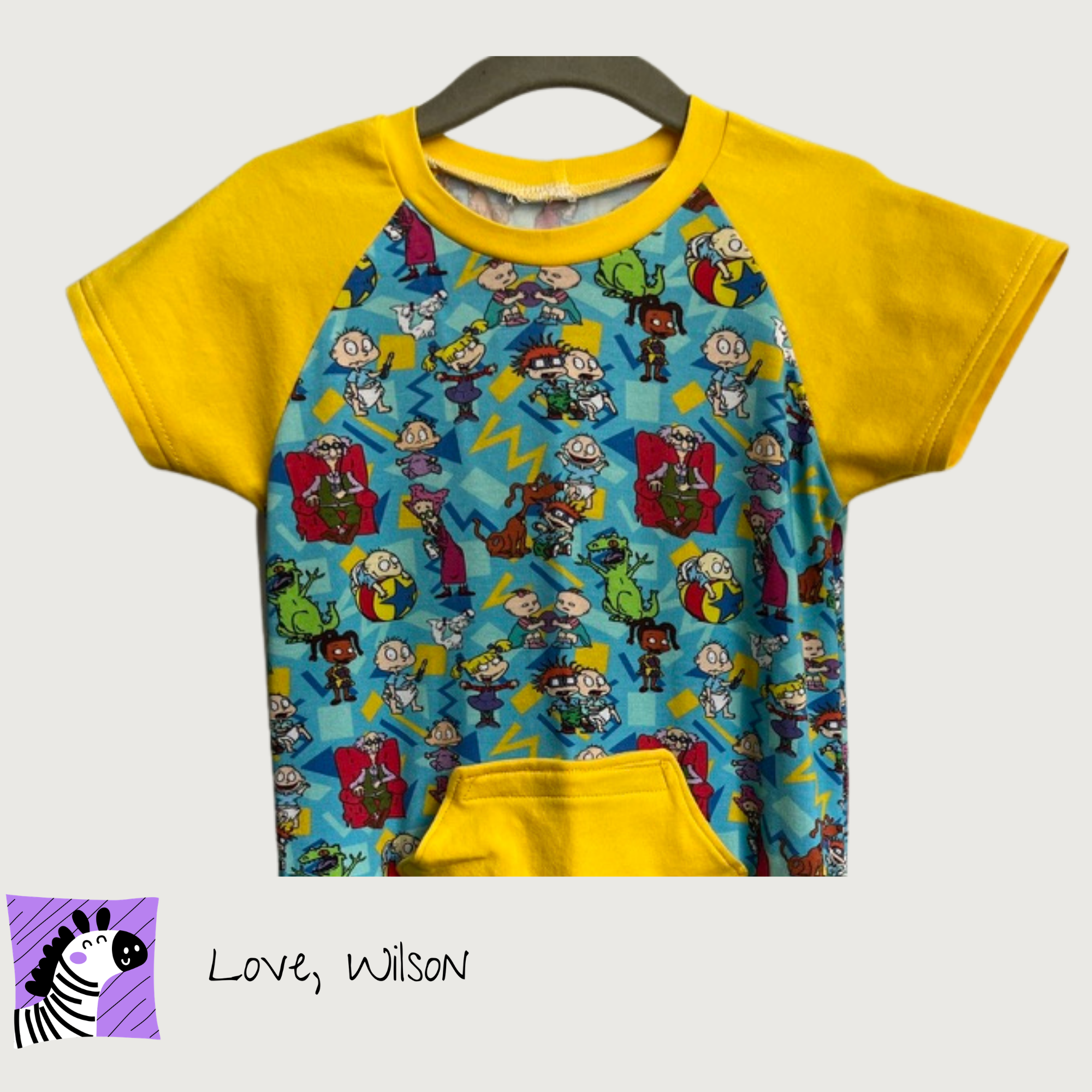 Kangaroo Pocket Romper (NB-18Mos) (Multiple Designs)