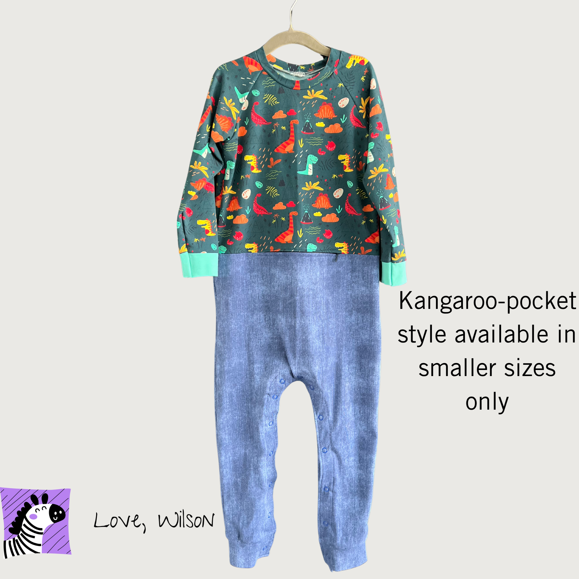 Dinosaur Island - G-Tube Accessible Romper