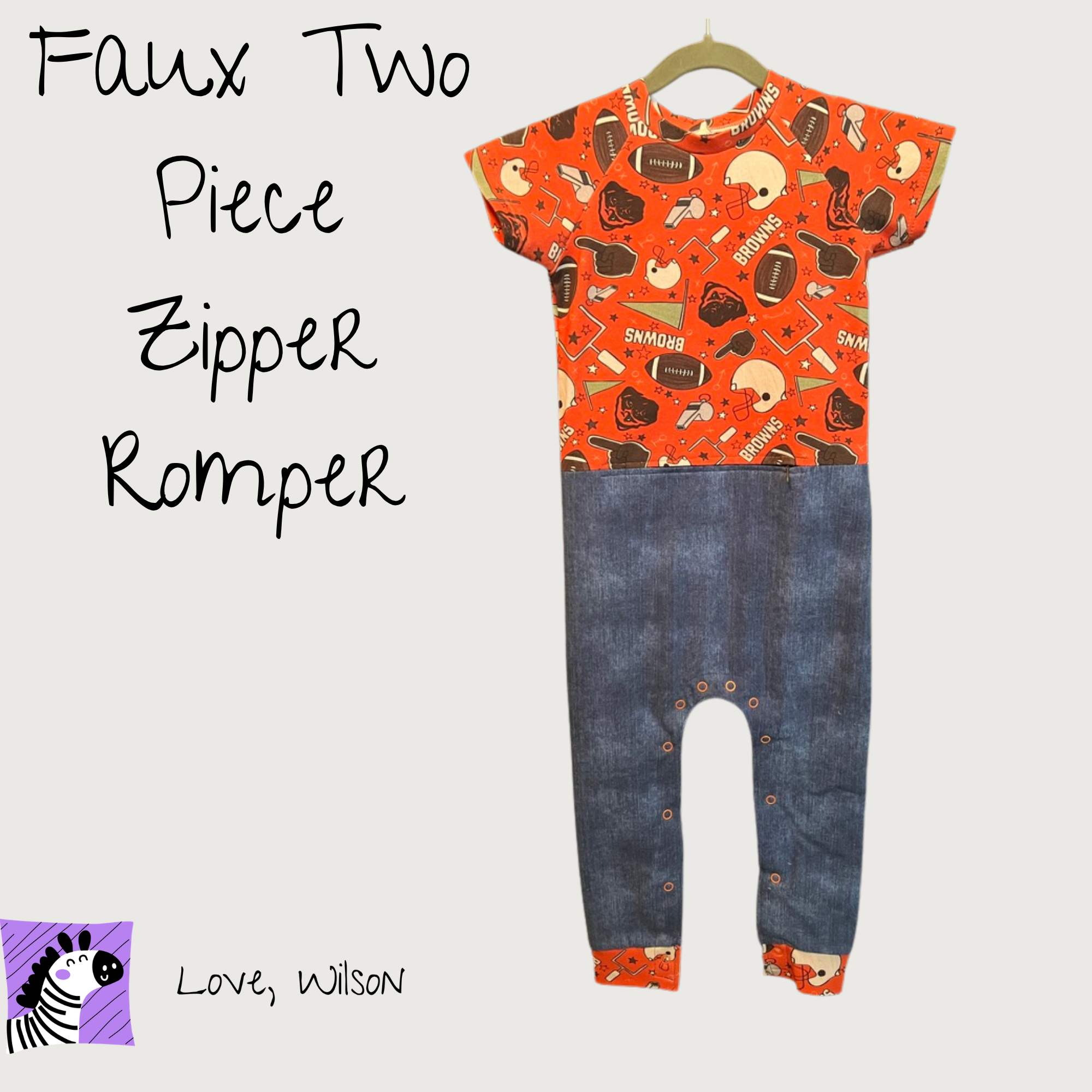 Game Day Adaptive Romper (2T+) (Pre-Order)
