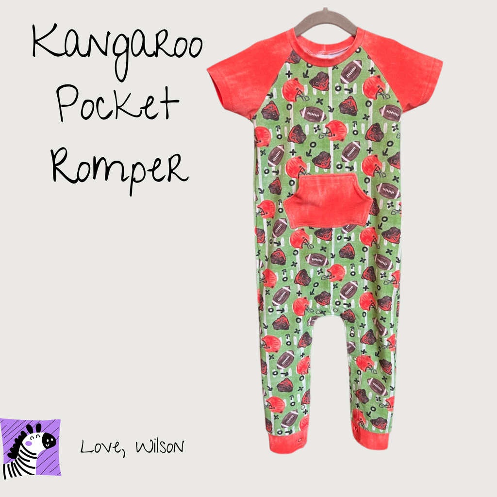 Game Day Adaptive Romper (Newborn-24Mo) (Pre-Order)