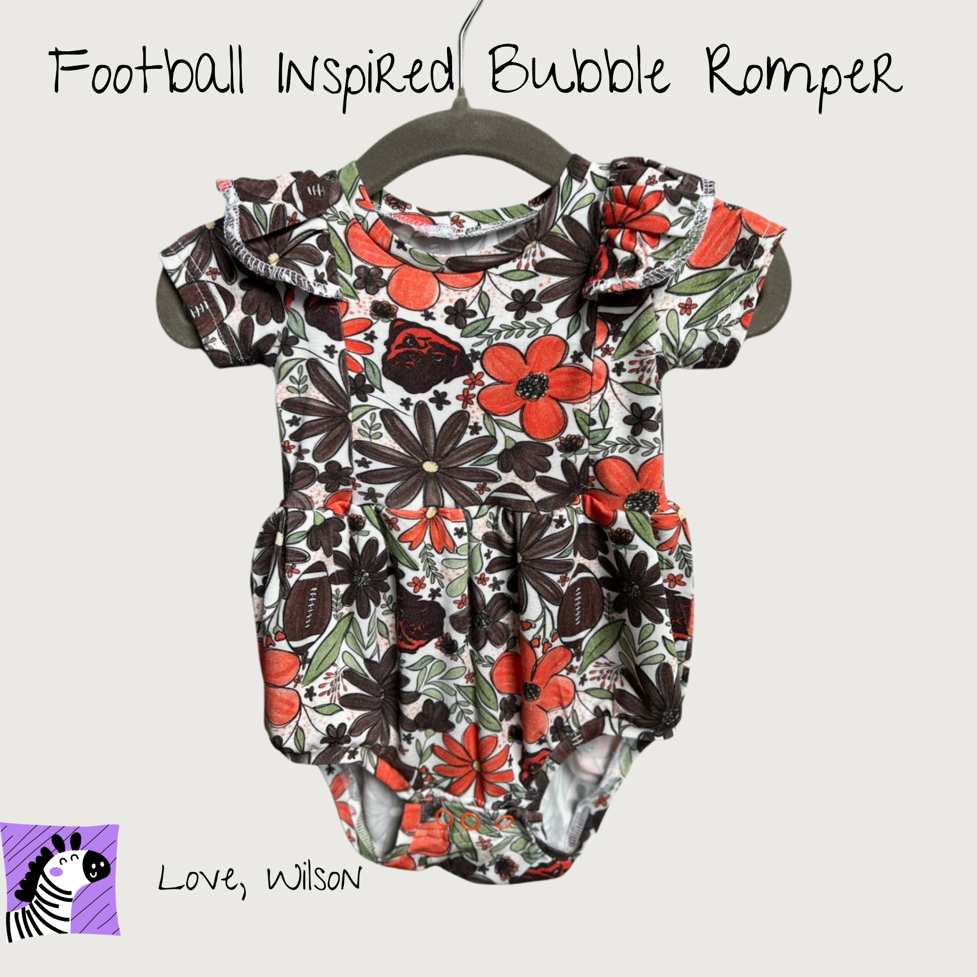 Game Day Bubble Romper (Pre-Order)