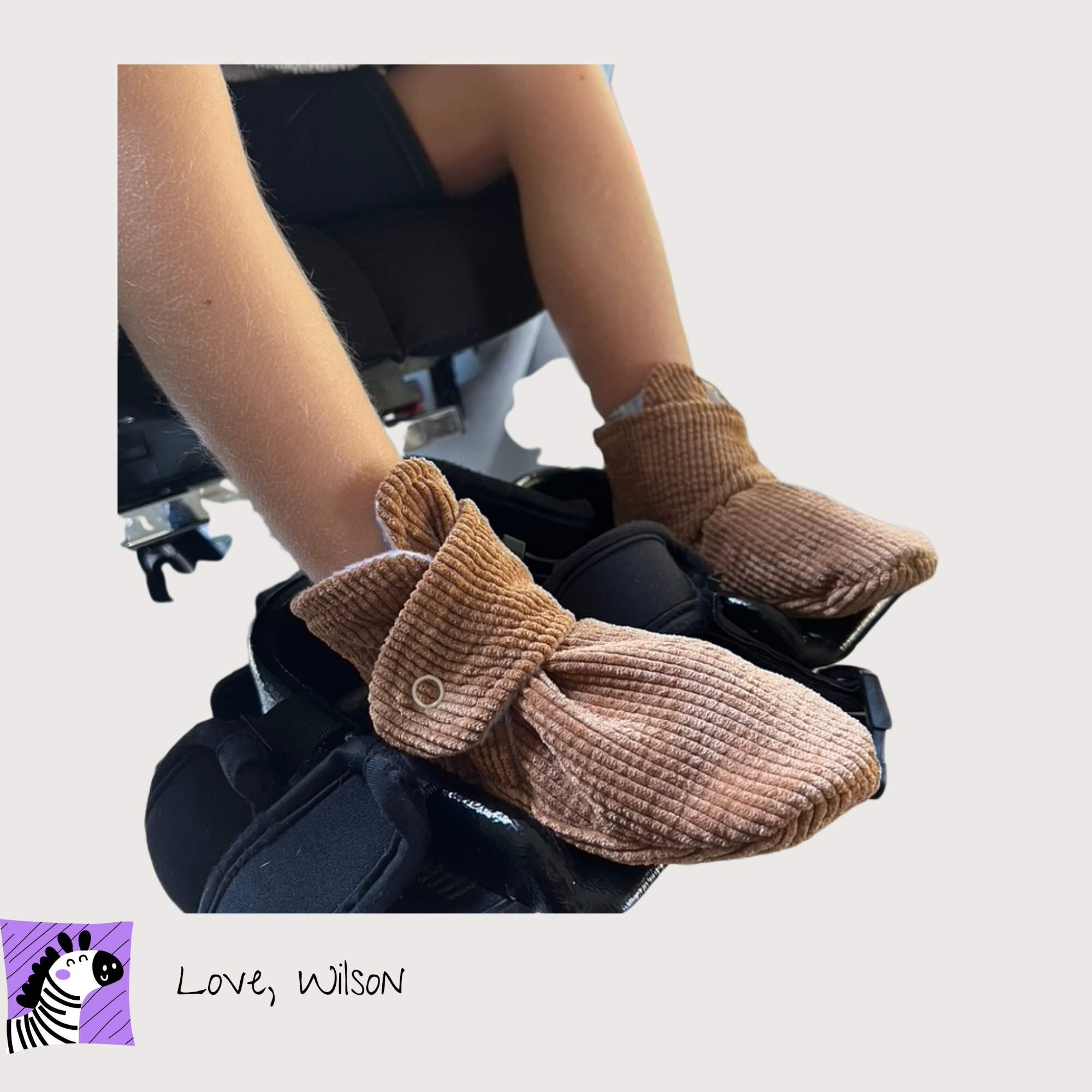 Caramel Corduroy Booties - Size A-H